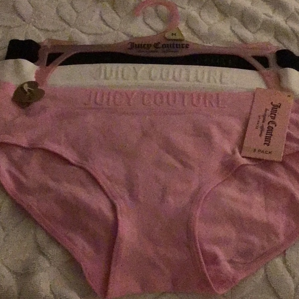 Juicy Couture Kids Pink Bottoms - 3 Pack